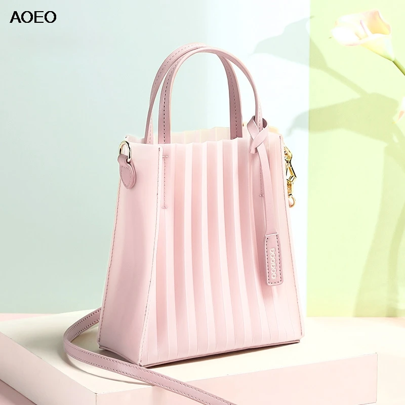 

AOEO Luxury Handbags Women Bags Designer Ladies Fashion Accordion Fold Jelly Composie Bag Girl Shoulder Crossbody Bag