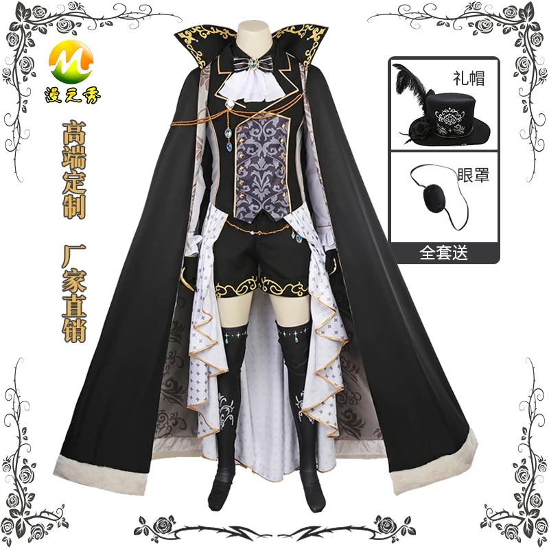 

[Customize]Anime Black Butler Ciel Phantomhive Cosplay Costumes Fashion Uniform Full Set For Halloween Custom-Make Any Size