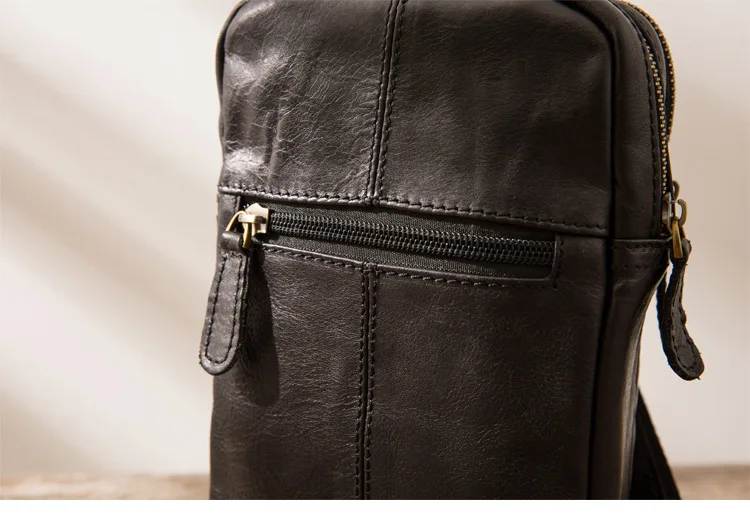 Para Homens Feminino Genuíno Sling Saco de