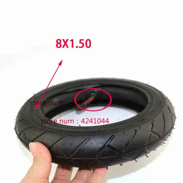 Free shipping 8 inch tyre 8X1.50 pneumatic tyres rubber tires and inner