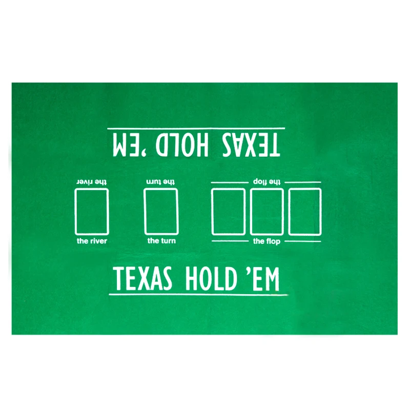 90*60см Texas Hold'em Poker Table Cloth Мини покер скатерть настольные игры карты игральные скатерти-0