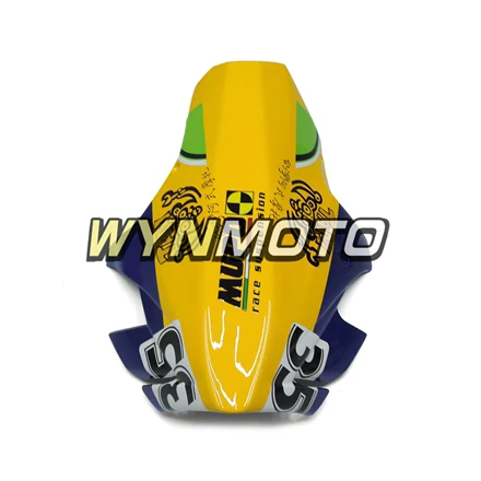 Полный впрыск желтый синий стекловолокно гоночный мотоцикл Обтекатели для Kawasaki ZX 10R год 2011-2015 11-15 Cowlings