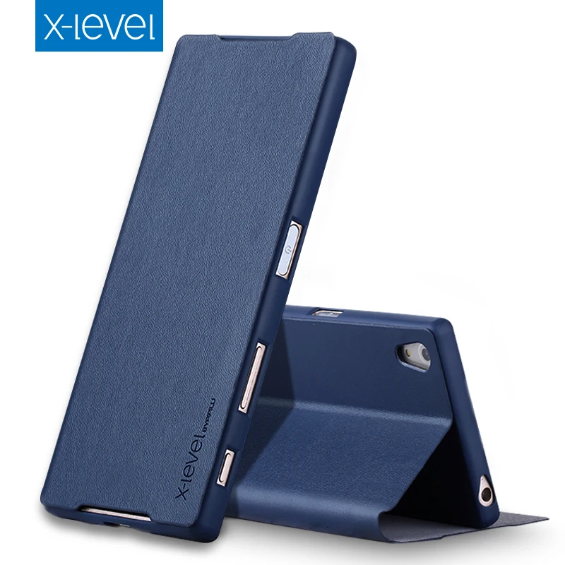 

X-Level X Level PU Luxury Leather case for SONY Xperia Z5 Premium E6883 / Z5 For Xperia Z ultra XL39H Flip Stand Soft Back Cover