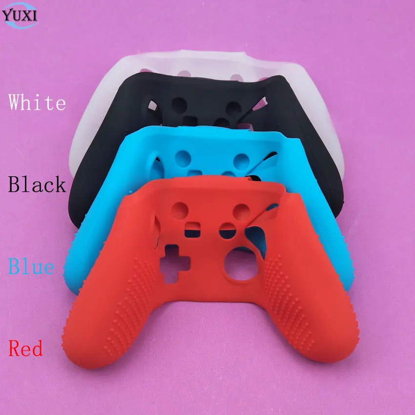 

YuXi 20pcs/lot Rubber Anti-slip Particles Protector Skin For Nintendo Switch NS Pro Gamepad Silicone Case Cover