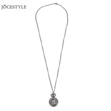 Vintage Charm Bronze Color Unisex Fashion Roman Number Quartz Steampunk Pocket Watch Women Man Necklace Pendant with Chain Gifts