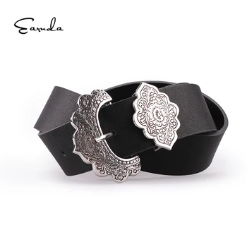 

Earnda 2018 Designer Ladies Belts For Women Leather Belts High Quality Flower Strap For Women's Belt For Jeans