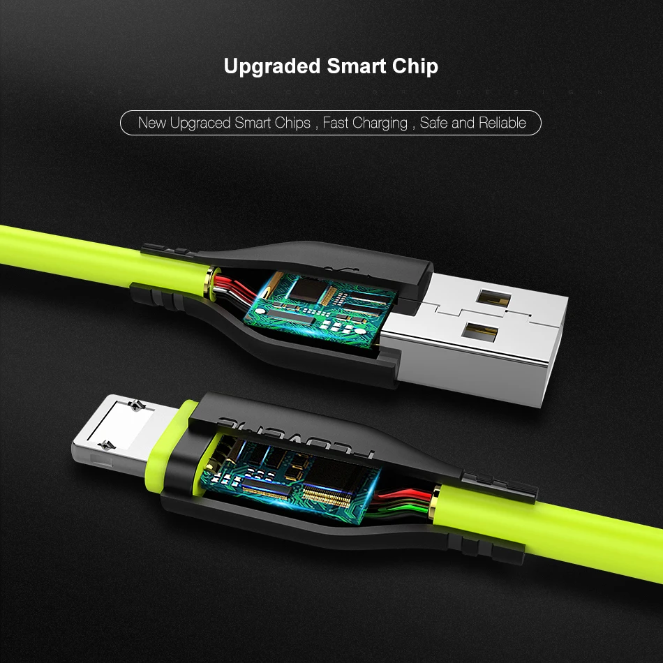 FLOVEME 0,3 м/1 м 2в1 Реверсивный кабель USB с подсветкой для iPhone samsung Xiaomi Кабель зарядного устройства микро-usb TPE 2A Зарядка данных комбо