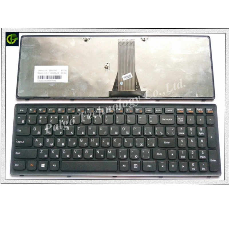

Russian Keyboard for Lenovo IdeaPad 25212982 25213012 25213632 9Z.NAFSW.K0R 9ZNAFSWK0R NSK-BMKSW 0R Black RU with frame keyboard