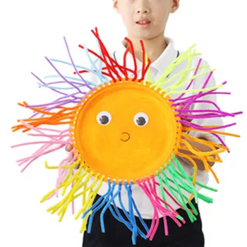 

New 6mm Twist Bar Environmental Protection Color Tops Hair Plush Color DIY Kindergarten Manual Art Materials (about 100)