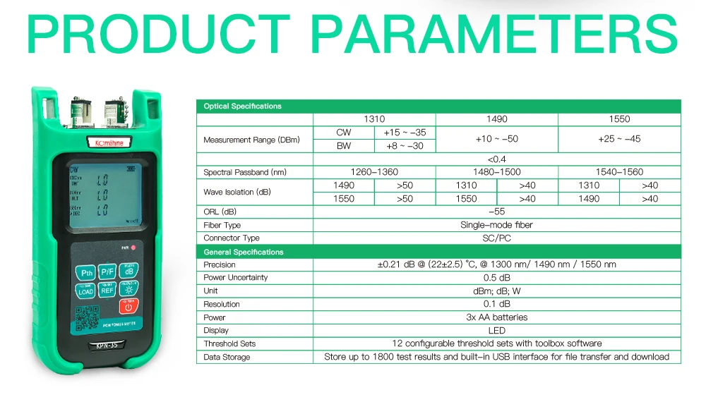 Fiber_optic_PON_Power_Meter_Komshine_KPN-35_Same_as_JDSU-OLP-35_Power_meter_tester_11