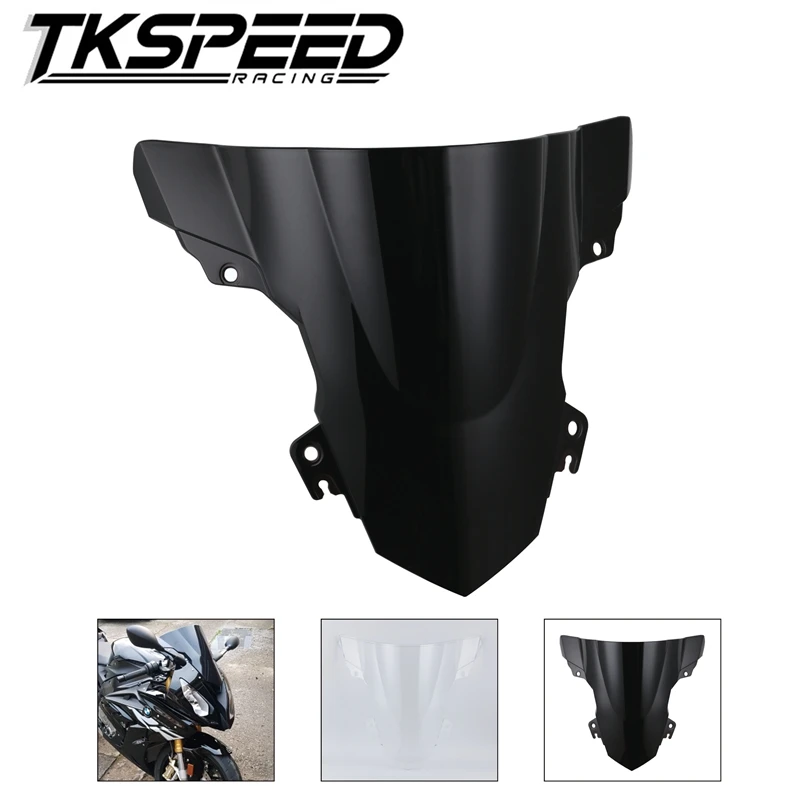 

For BMW S1000RR S 1000 RR 2015 2016 2017 2018 White Windshield WindScreen Double Bubble S1000RR