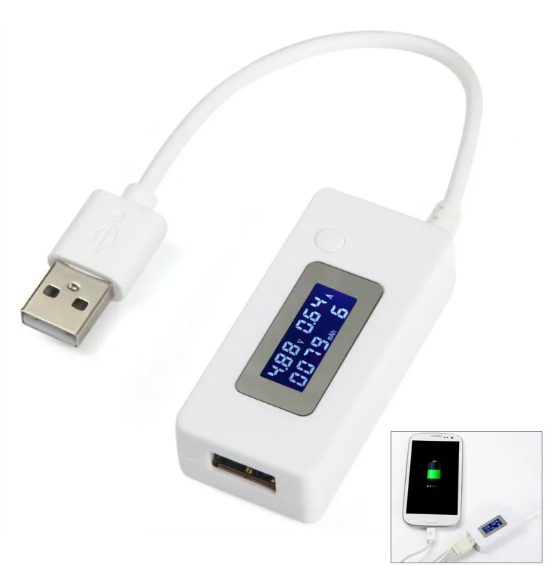 USB измеритель напряжения тока зарядное устройство тестер детектор ЖК цифровой