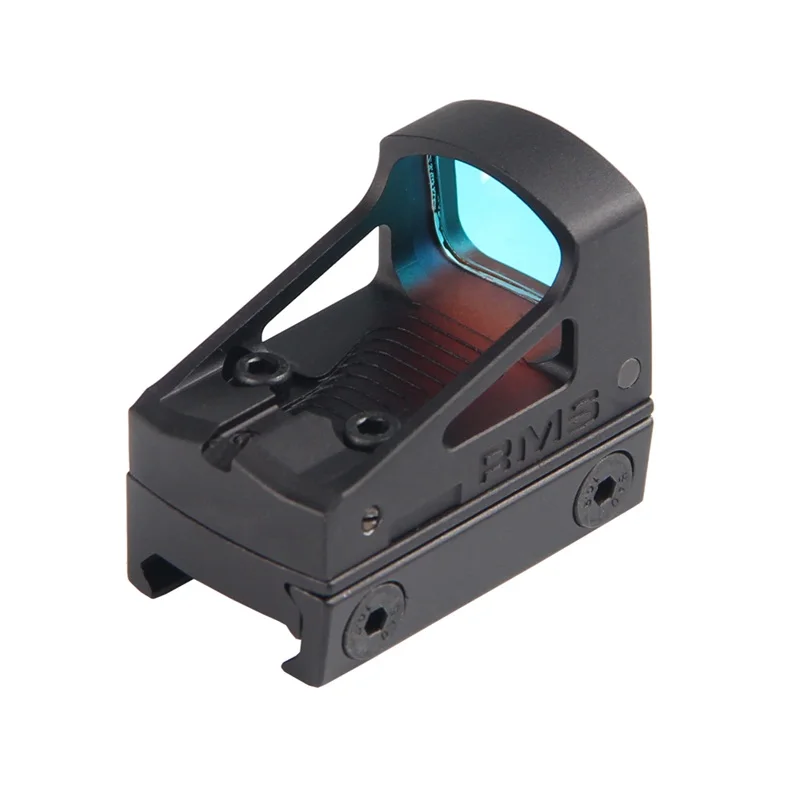 Тактический RMS Reflex мини Красный точка зрения Область с вентилируемые монтажа и распорки для Охота Airsoft пистолет Glock RL5-0035