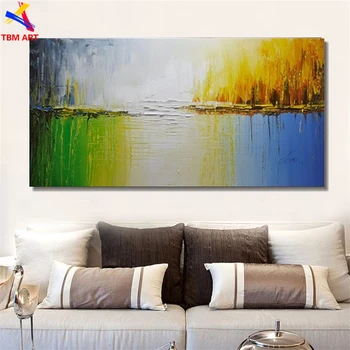 

Landscape Picture Hand painted Modern Abstract Oil Painting on Canvas for Living Room Home Decoration Art Gift Unframed SL029