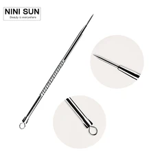 High Quality 1pcs Acne Needle Cosmetic Beauty Tools Prevent Allergy Antibacterial Stainless Steel Pimple Blackhead Remover Tools