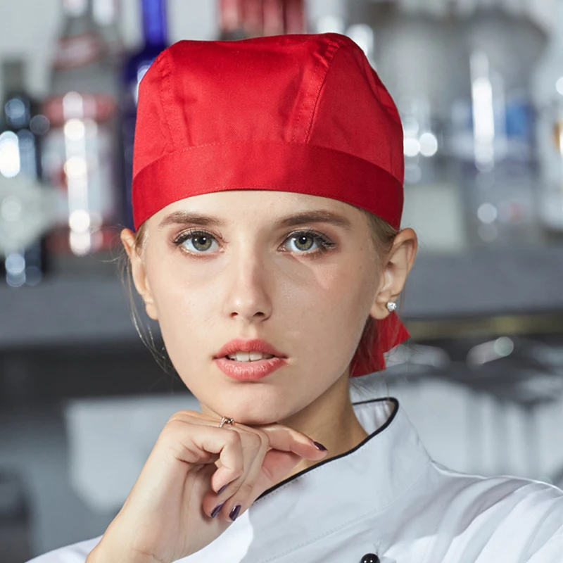 Шапка шеф повара/шапка для бара качественная шапка официантов мужчин и женщин на