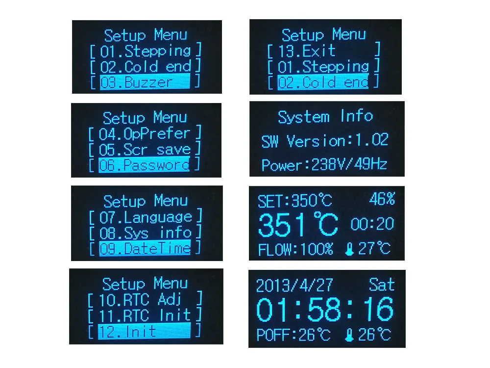 KSGER OLED горячий воздушный пистолет SMD контроллер 1,3 дюймов DIY Набор паяльная станция для распайки 700 Вт насадки сварочные электрические инструменты