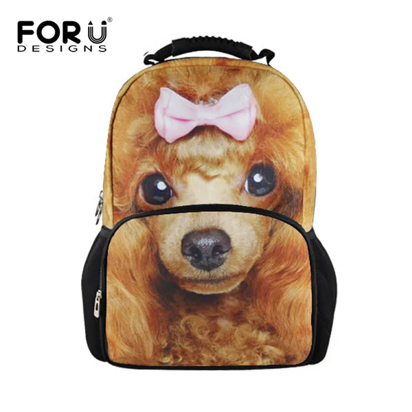 Рюкзак известного бренда с животными для подростков, девочек, мальчиков, маленьких домашних животных, студенческий рюкзак, повседневные сумки для подростков, Mochila Escolar - Цвет: 3109A