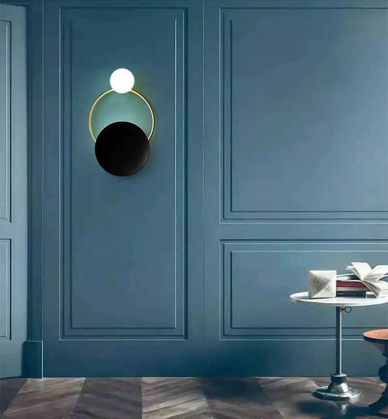Nordic Post Modern LED Wall Light Bedroom Sconce Wall Lamps Stairs Wall Lights For Home Decoration Vintage Lighting (3)