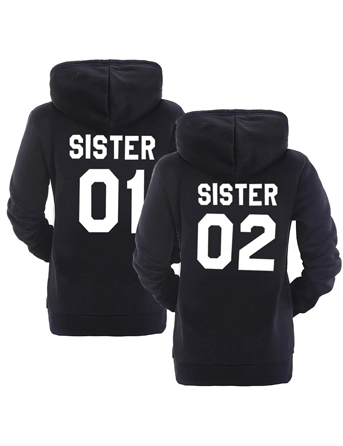 SISTER 01 SISTER 02 SISTER куртка хлопковая махровая толстовка с капюшоном Большие размеры толстовки