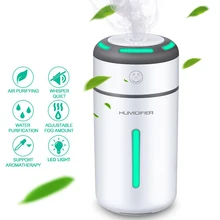 Mini Aria Umidificatore Purificatore D’aria migliore per Auto Desktop di Casa Pm2.5 7 Colori Lampada Aromaterapia USB di Ricarica Auto Mist Air bevanda rinfrescante di