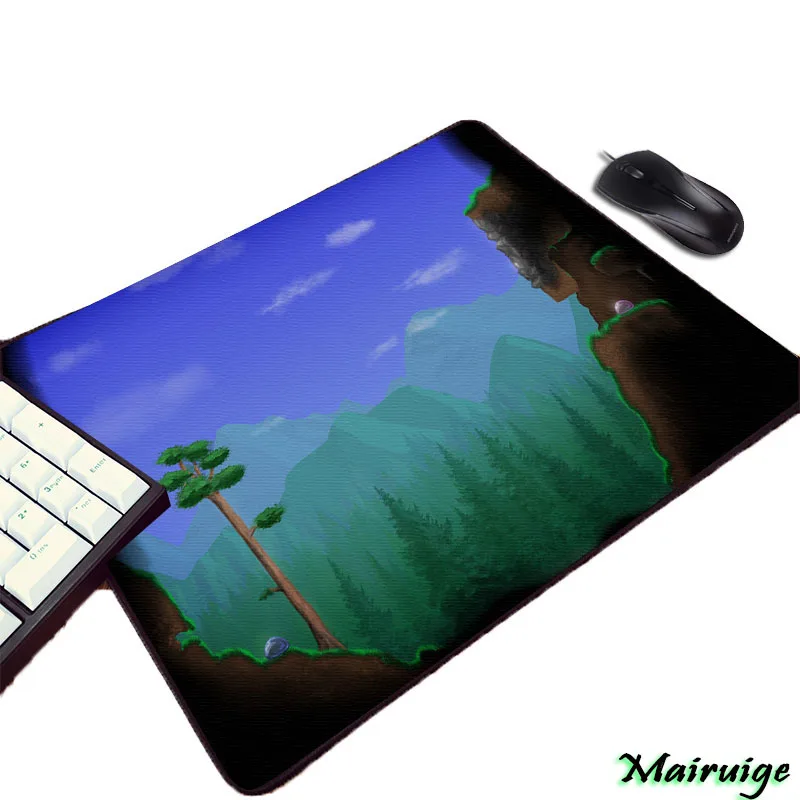 Mairuige So Cute Cool Video Game Terraria узор креативный Diy принт резиновый компьютерный игровой коврик для мыши маленький размер для ПК настольный