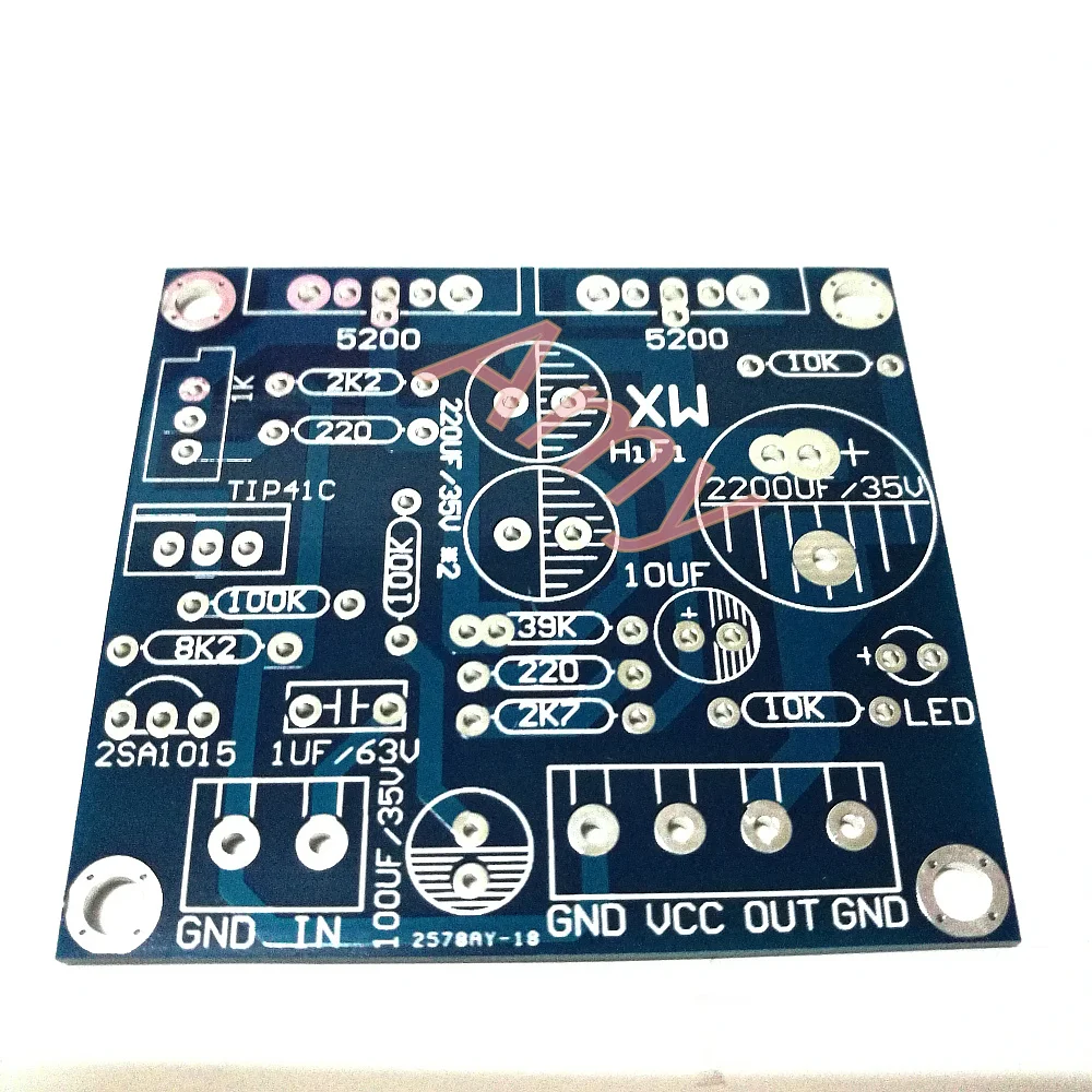 5 шт./лот недорогой усилитель 1969 класса A маленькая пустая плата PCB DC 12 35V одиночный