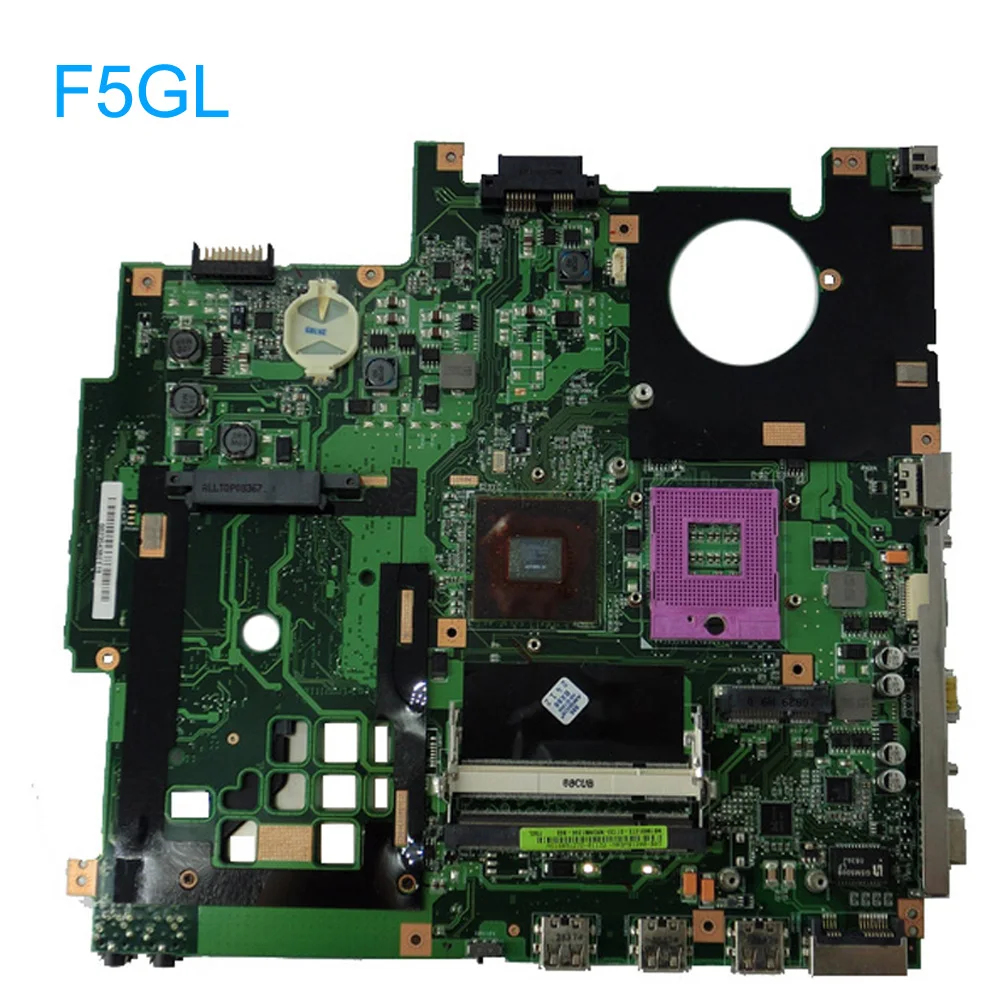 

F5GL Motherboard For Asus X59GL X50GL Laptop Mainboard MAIN BOARD Rev 2.0 100% Tested Working