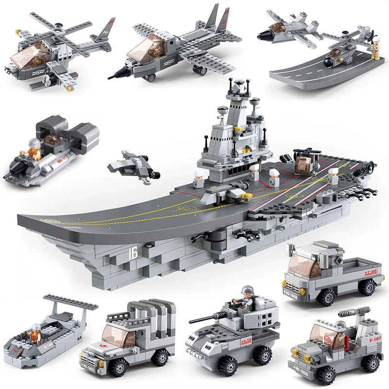 

FANKE Model Building Kits Blocks Hobbies Model Kit Toys for children Compatible Lego Lepin B0537A 1001PCS Warship J