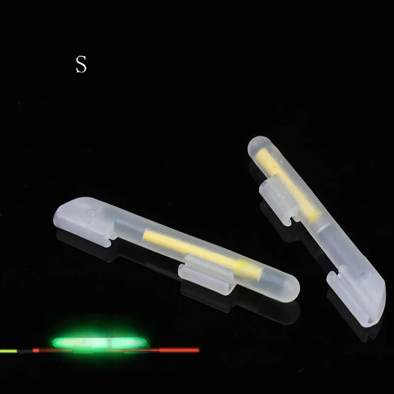 2 Pcs الصيد Lightstick ضوء قضيب تعويم ليلي الظلام توهج عصا مضيئة سمك لوري Bobbers الكرة مع ضوء صخرة مجموعة اكسسوارات