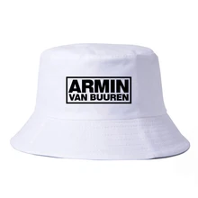 DJ Armin Van BUUREN напечатаны буквы шляпа для мужчин и женщин Открытый ведро шляпы Панамы шляпа рыбака летняя кепка с козырьком от солнца