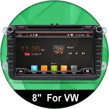 8 “Android 6.0 автомобиль Радио DVD GPS навигации для Volkswagen VW Caddy Гольф Jetta Мужские поло седан Touran Passat EOS 3 г + DVD automtivo