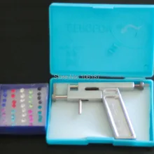 1 шт. Профессиональный ушной нос Сталь Ушной нос пупок тело пирсинг пистолет инструмент для пирсинга набор