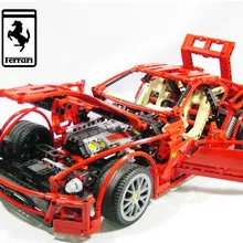 1322 шт./компл. 1:10 559GTB гоночный автомобиль модель строительные блоки наборы Конструкторы DIY образовательные игрушки технология