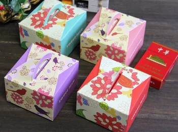 

creative sweet love Peony&bird mini cake box candy bag DIY new marriage charm Shower Favor Boxes Wedding Party Gift hold bag