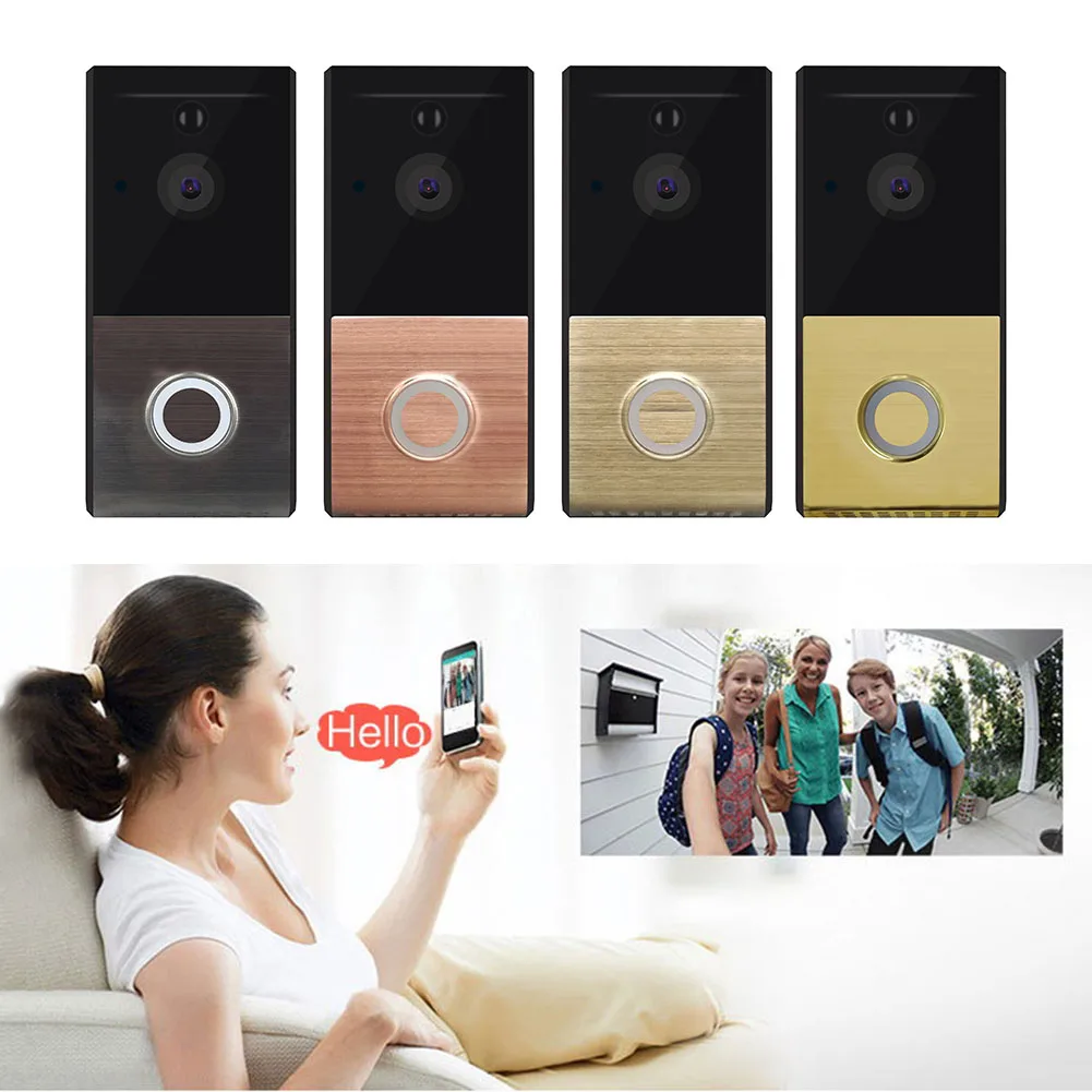 

Camera Wifi Video Intercom IP Doorbell Outdoor Battery PIR IP55 Waterproof Night Vision Door Phone CR88