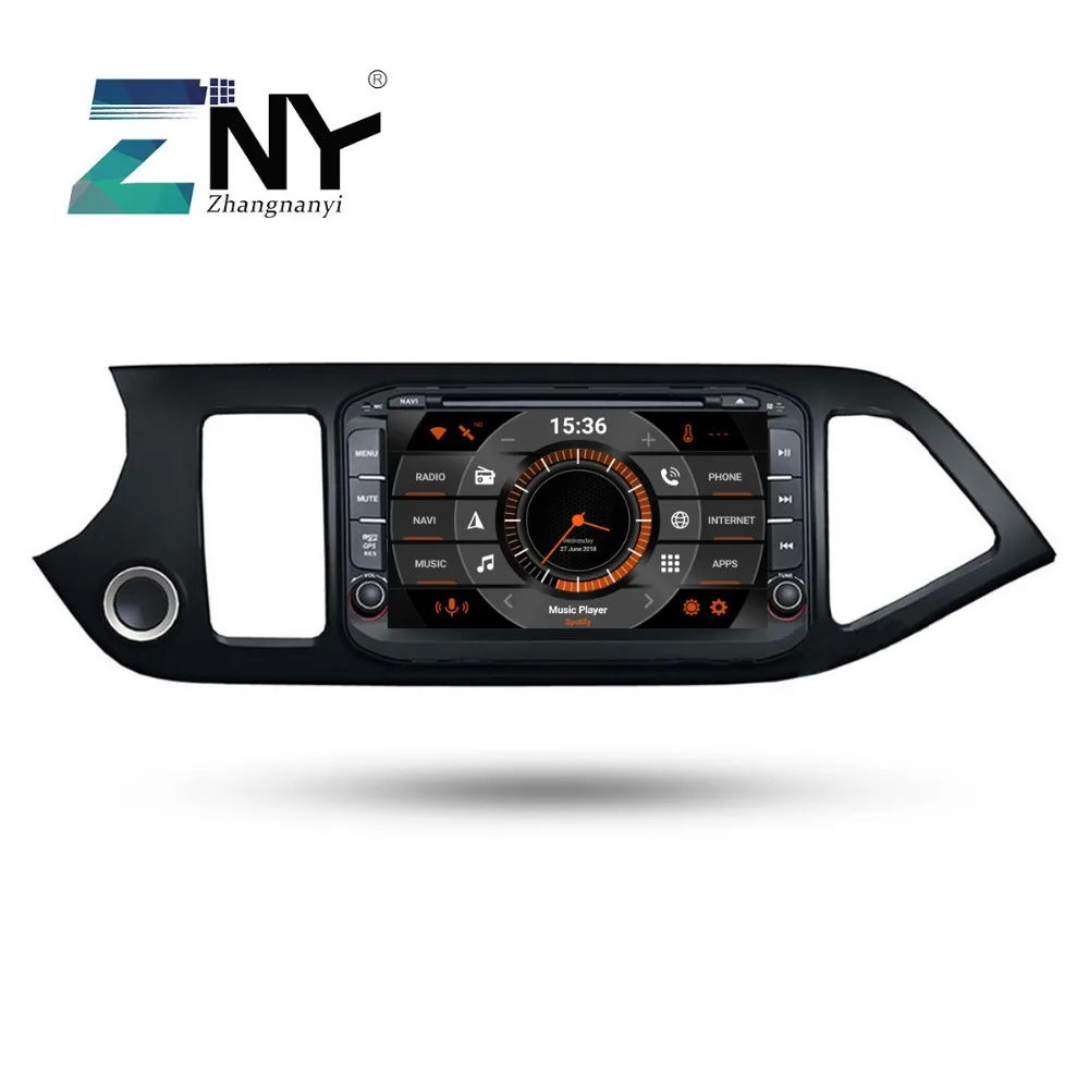 8 &quotips 1024x600 Android 9 0 автомобильный стерео gps для Kia Morning Picanto 2011 2012 2013 2014 DVD Радио FM BT