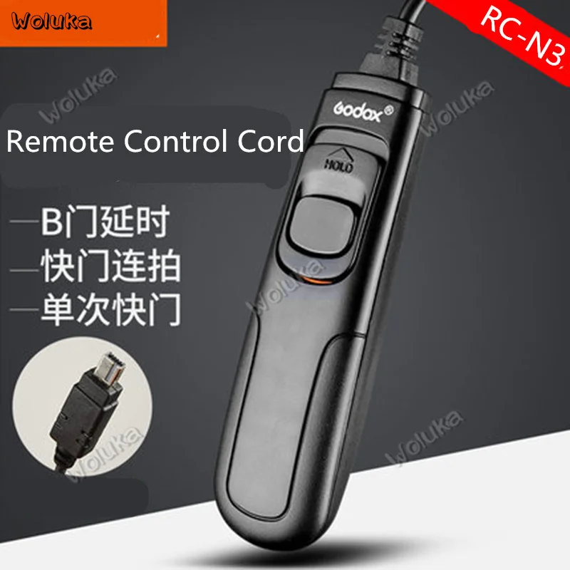 GODOX RC-N3 DSLR Remote шнур управления Camera Release Cable для D7100 D7000 D5100 D5000 D3200 D3100 D600 D90 CD50 T03 |