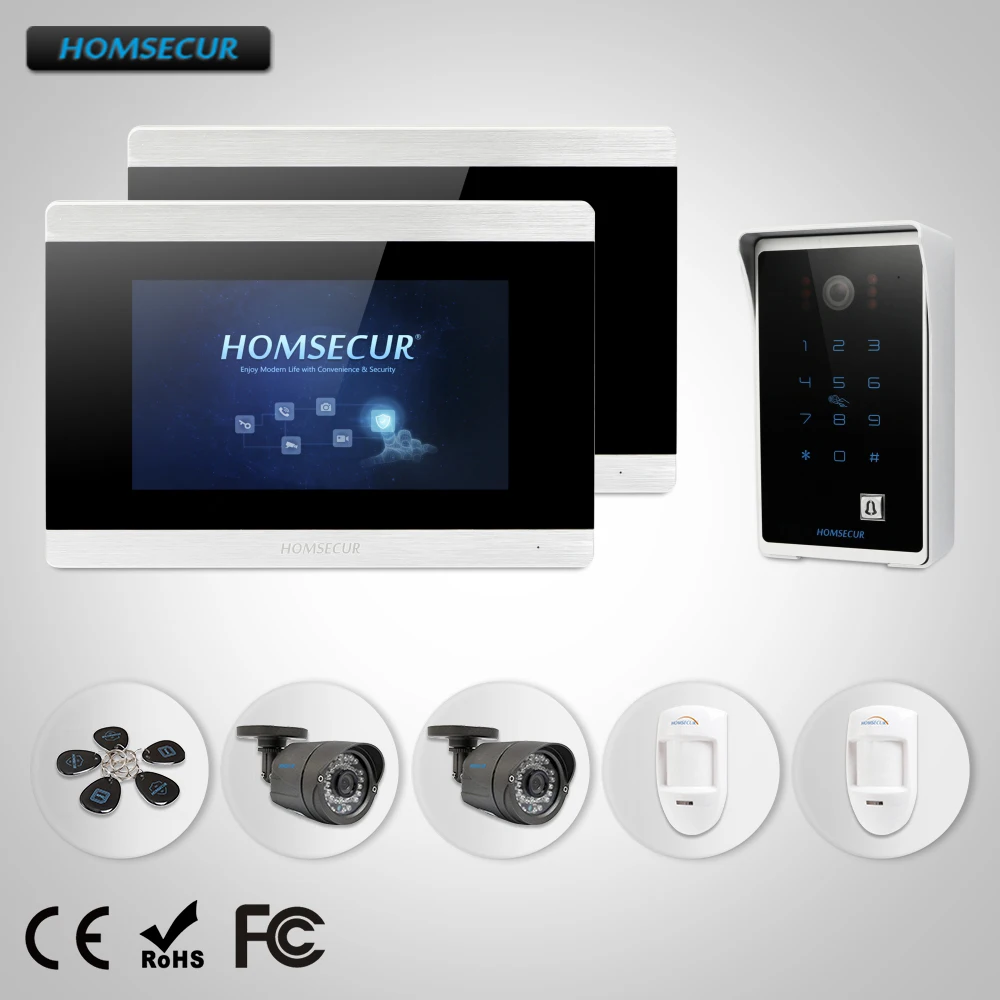 HOMSECUR 7\ Video Door Entry Phone Call System+Password Access for Home Security BC081+BM715-S HOMSECUR 7\ Video Door Entry Phone Call System+Password Access for Home Security BC081+BM715-S
