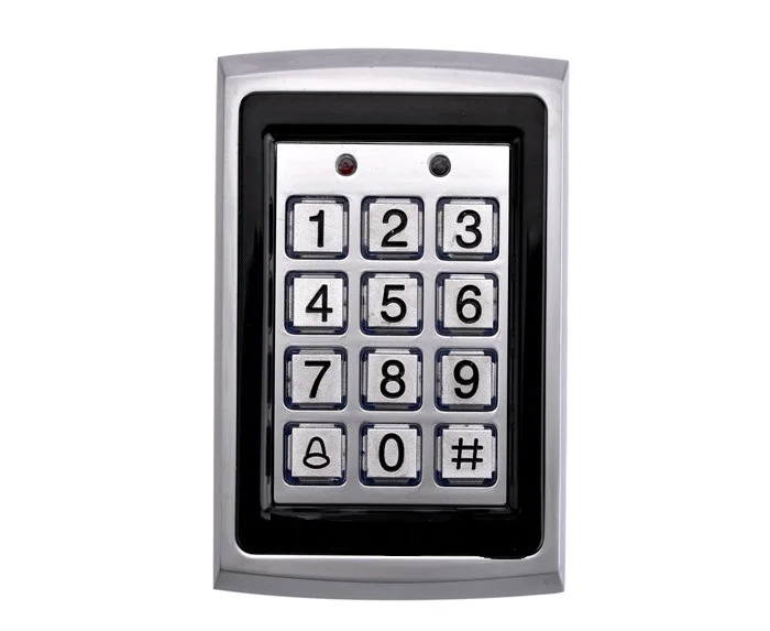 

RFID Card Metal Case Keypad 125khz Proximity Card Entry Lock Door Access Control System Waterproof 1000 Users