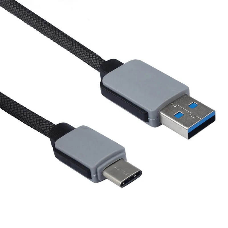 USB-C USB 3,1 Тип C со штепселем, для передачи данных и подзарядки зарядный кабель для Oneplus 3 три высокой плотности плетеные Aug3