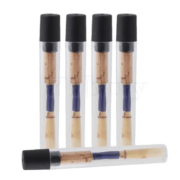 

Yibuy 5pcs 72mm Length Oboe Reeds Medium 2.5 Strength with Protecting Holder