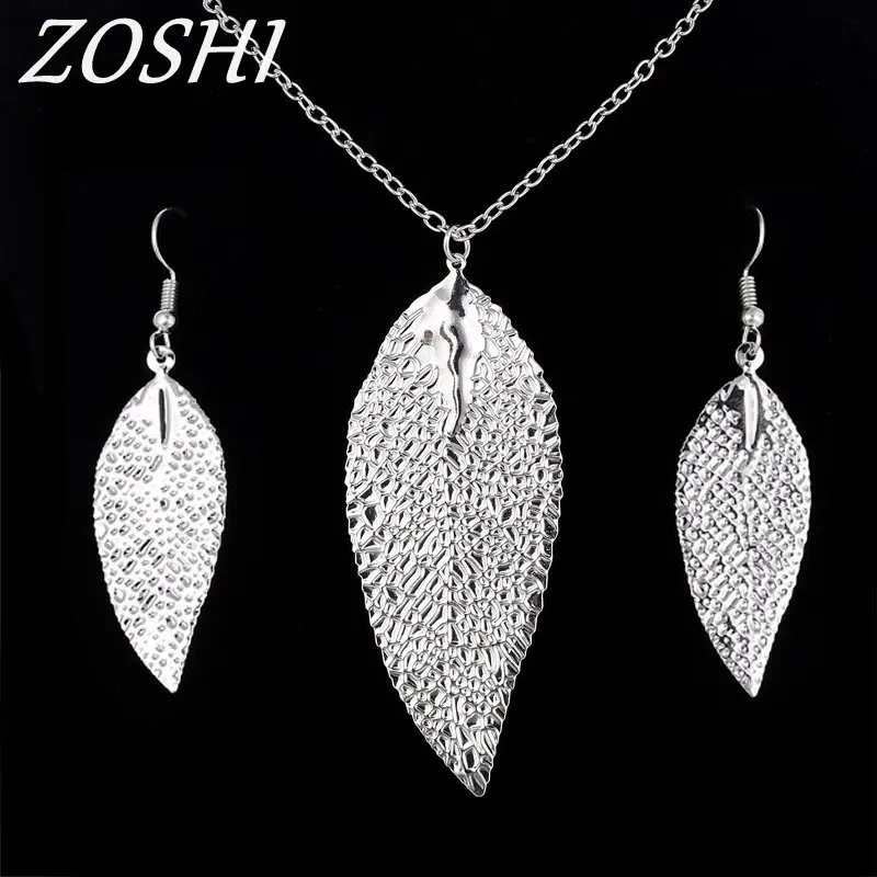 Ювелирный Комплект из колье и серёг серебристого цвета|bridal jewelry sets|wholesale bridal