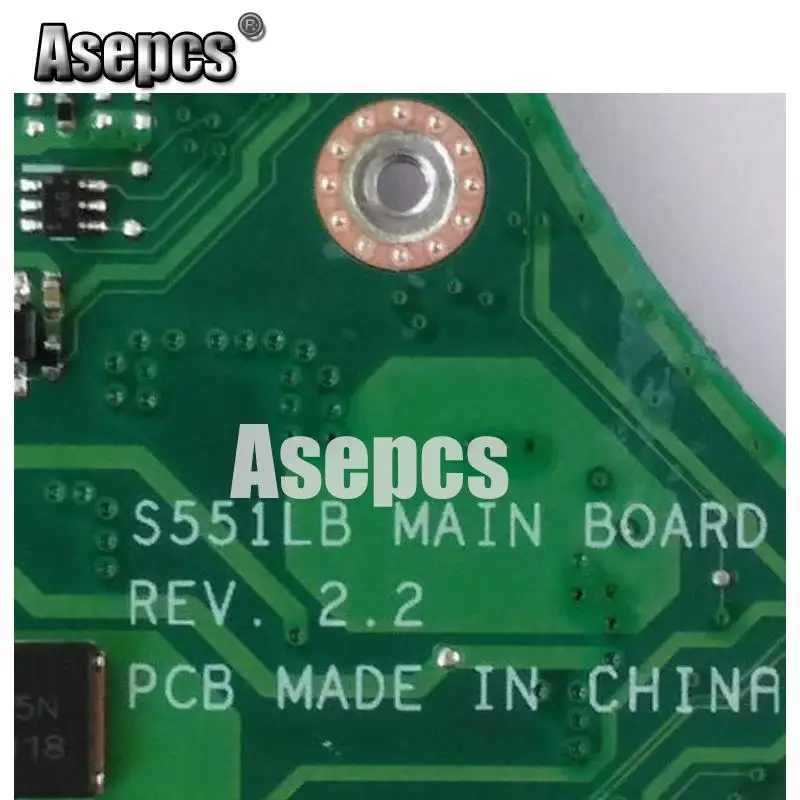 Asepcs S551LB материнская плата для ноутбука Asus S551LN S551LD S551L тест оригинальная 4G RAM I7 4500U