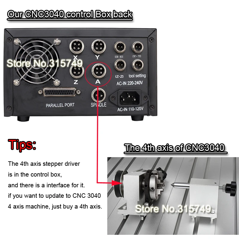 CNC 3040z USB 4 оси CNC 3040 500 Вт маршрутизатор деревянный гравер ШВП резка фрезерный сверлильный гравировальный станок мини производитель