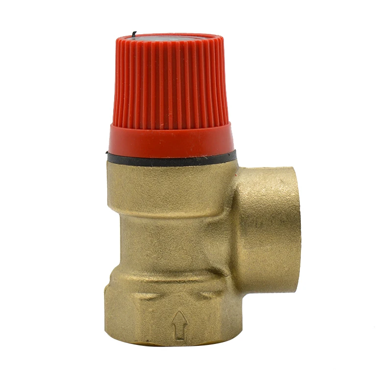 

Brass 1/2 and 3/4 inside and outside wire live three-way solar angle valve water heater safety valve tap water leak