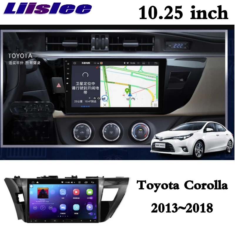For Toyota Corolla E170 20132018 LiisLee Car Multimedia CarPlay Adapter GPS Audio Radio Stereo