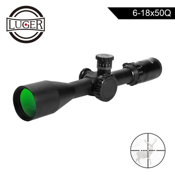 

LUGER 6-18X50 Hunting Rifle Scope Long Eye Mil Dot Crosshair Tactical Optical Sight Riflescopes For Airsoft Sniper Rifle Guns