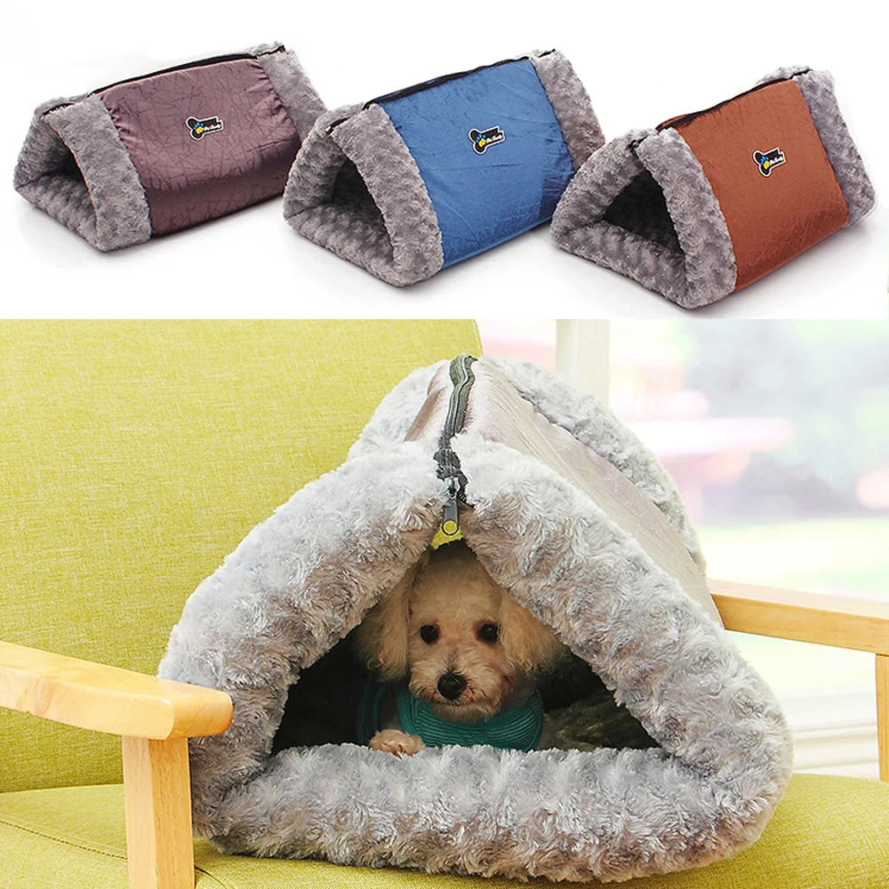 Warm Soft Material Two Usage Padded Pet Dog Cat Bed Mats Carrier Personalized Travel Sleeping