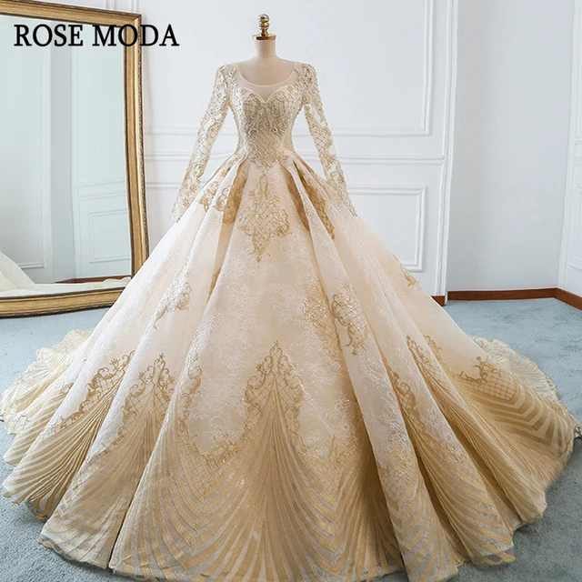 Gold Wedding Dresses